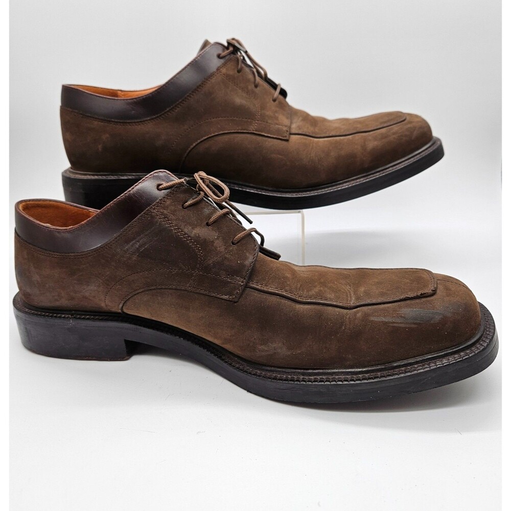 Cole Haan CITY Shoes Men's Size 12M Brown Suede Derby Lace Up Waterproof C00980